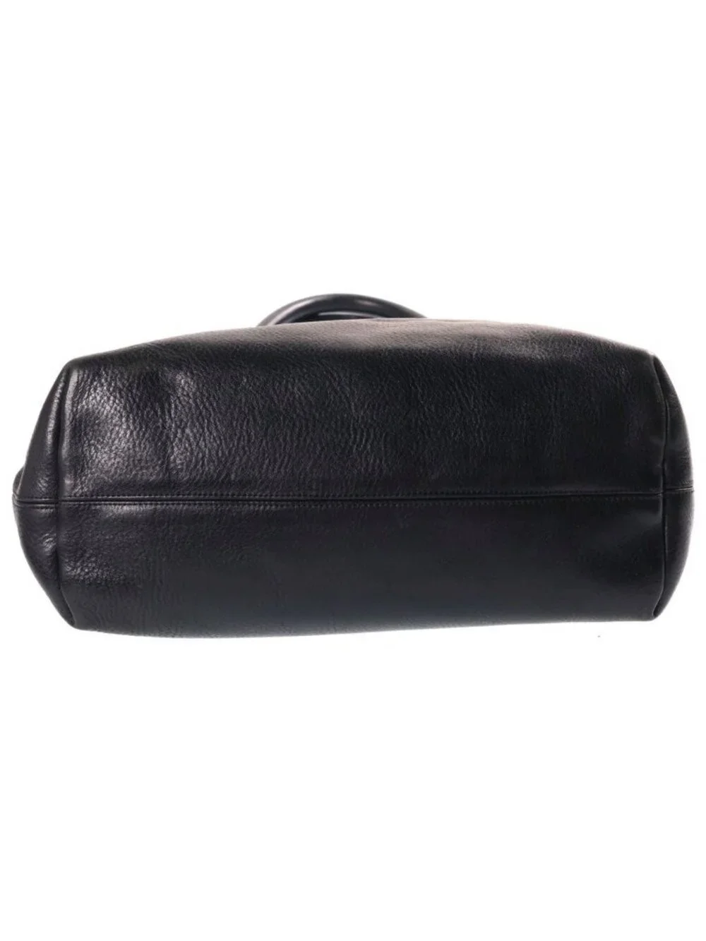 Chrome Hearts FS Tote Ball Studs FS Cross Leather Black with Patch